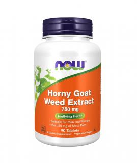 Now Foods Horny Goat Weed Extract 750mg 90 tab.