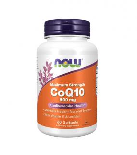 Now Foods Koenzym Q10 600mg, 60 kaps.