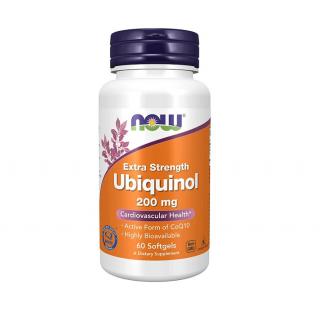 Now Foods UBIQUINOL 200MG 60 kaps.