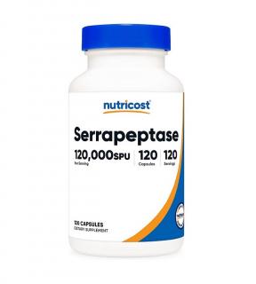 Nutricost Serrapeptase 120000 SPU 120 kaps.