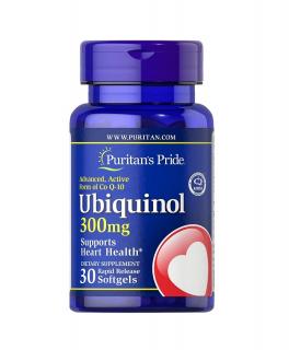 Puritan's Pride Ubiquinol 300mg 30 kaps.