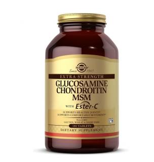 SOLGAR Glucosamine Chondroitin MSM Ester-C 180 tab.
