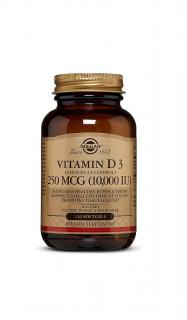 SOLGAR WITAMINA D3 10000 IU, 120 kaps. VITAMIN D-3