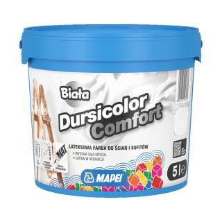 Farba wewnętrzna MAPEI DURSICOLOR COMFORT BIAŁA 5 litrów