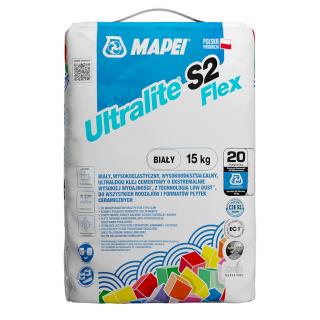 Klej do płytek MAPEI ULTRALITE S2 FLEX 15kg biały