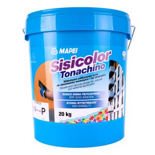 Tynk silikatowo-silikonowy MAPEI SISICOLOR TONACHINO 1,5 mm 20kg