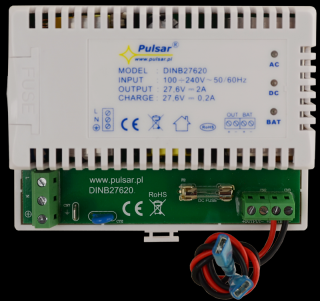 DINB27620 - DINB 27,6V/2A zasilacz buforowy na szynę DIN DINB27620 - DINB 27,6V/2A zasilacz buforowy na szynę DIN