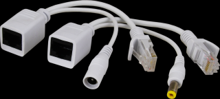 P-POE1 - P-PoE1 zestaw adapterów PoE ze złączami typu RJ45 i 2.1/5.5 P-POE1 - P-PoE1 zestaw adapterów PoE ze złączami typu RJ45 i 2.1/5.5