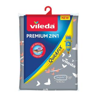 VILEDA pokrowiec na deskę metalizowany premium 2w1