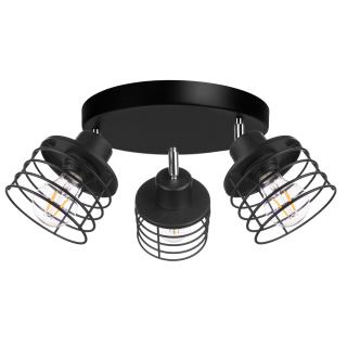 LAMPA PLAFON ŻYRANDOL LED regulowany SPRĘŻYNA LOFT