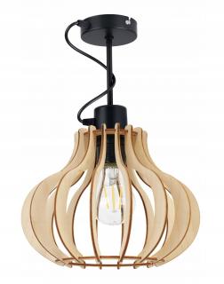 LAMPA stała sufitowa wisząca żyrandol Loft Drewno