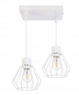 LAMPA sufitowa WISZĄCA ZWIS E27 żyrandol loft DRUT