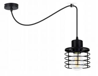 LAMPA sufitowa wisząca ZWIS Loft na E27 PAJĄK drut