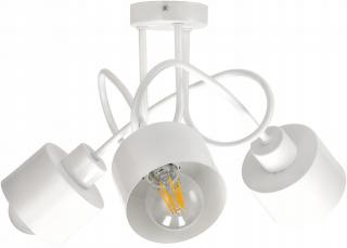 Lampa SUFITOWA żyrandol WISZĄCA LOFT metal kubek 3