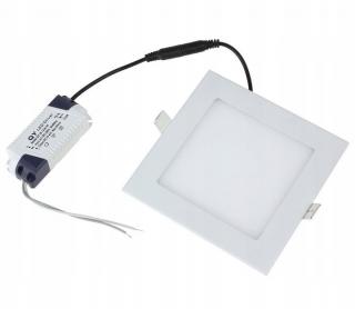 Panel LED 12W PLAFON oprawa sufitowa lampa kwadrat