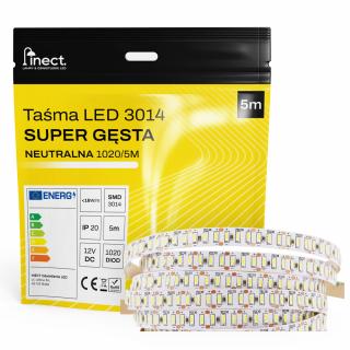 SUPER GĘSTA Taśma LED PREMIUM 3014 IP20 1020d 5mb