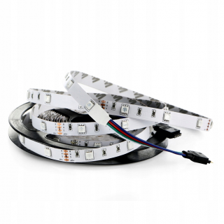 TAŚMA RGB LISTWA LED 150 SMD5050 5m niewodoodporna