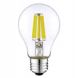 ŻARÓWKA E27 LED FILAMENT 8W BIAŁA ZIMNA EDISON A60