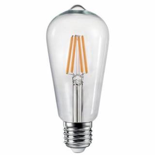 Żarówka LED filament E27 ST64 6W RETRO ciepła