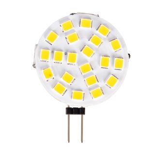 Żarówka LED G4 12V DC SMD 3W płaska/talerz ciepła