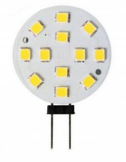 Żarówka LED G4 12V DC SMD 3W płaska/talerz NEUTRAL