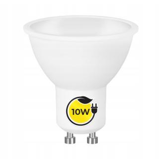 Żarówka LED GU10 10W barwa CIEPŁA 2835 SMD 230V