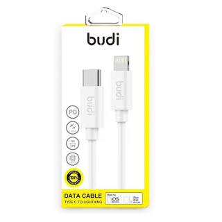 Budi Kabel USB-C do Lightning z technologią PD MFi 1m biały