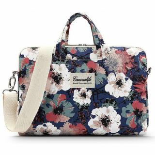 CANVASLIFE BRIEFCASE TORBA NA LAPTOP 13-14 BLUE CAMELLIA