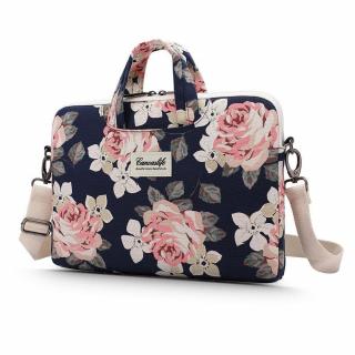 CANVASLIFE BRIEFCASE TORBA NA LAPTOP 13-14 NAVY ROSE