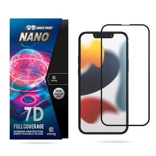 Crong 7D Nano Flexible Niepękające szkło hybrydowe na cały ekran iPhone 13 mini