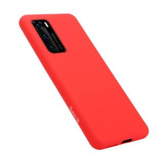 Crong Color Cover etui plecki na Huawei P40 (czerwony)