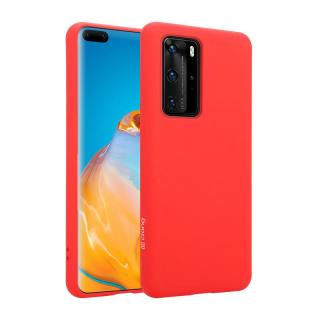 Crong Color Cover etui plecki na Huawei P40 Pro (czerwony)