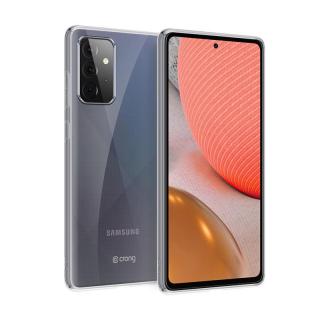 Crong Crystal Slim Cover etui ochronne na Samsung Galaxy A72 (przezroczysty)