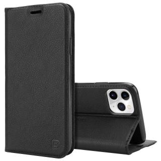 Crong Folio Case Etui iPhone 11 Pro Max z klapką na magnes (czarny)