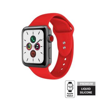 Crong Liquid Band Pasek do Apple Watch 38/40 mm (czerwony)