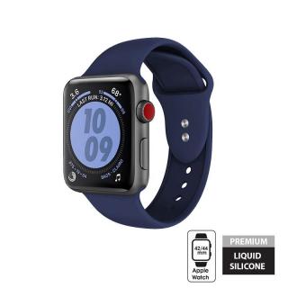 Crong Liquid Band Pasek do Apple Watch 42/44 mm (granatowy)