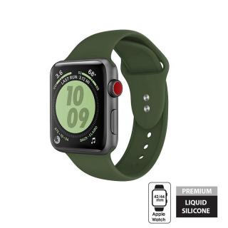 Crong Liquid Band Pasek do Apple Watch 42/44 mm (zielony)