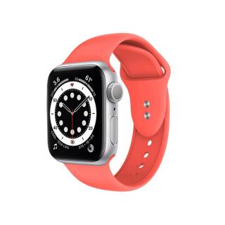 Crong Liquid Pasek do smartwatch Apple Watch 38/40mm (koralowy)