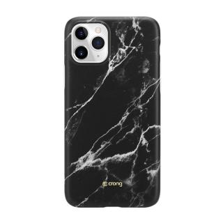 Crong Marble Case etui ochronne na iPhone 11 Pro (czarny)