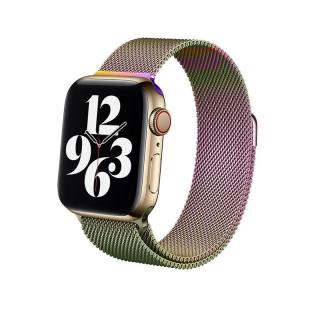 Crong Milano Steel Pasek ze stali nierdzewnej do Apple Watch 38/40 mm (opalizujący)