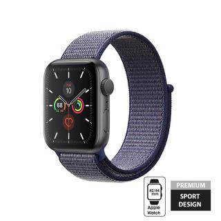 Crong Nylon Band Pasek sportowy Apple Watch 42/44 mm (Midnight Blue)