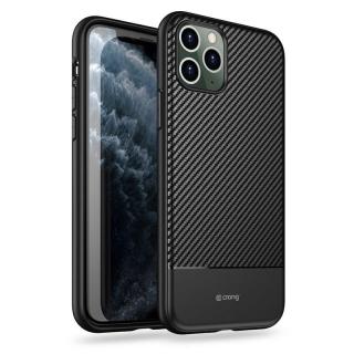 Crong Prestige Carbon Cover Etui do iPhone 11 Pro (czarny)