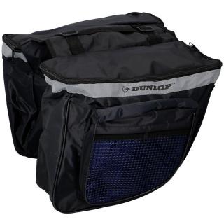 Dunlop Torba - sakwa rowerowa na bagażnik duża 26 l (Czarno-niebieski)