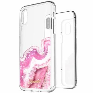 Etui Ghostek Scarlet Agate do iPhone XS Max (przeźorczyste / różowe)