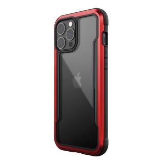 Etui X-Doria Raptic Shield Pro na iPhone 13 PRO MAX (Anti-bacterial) czerwone