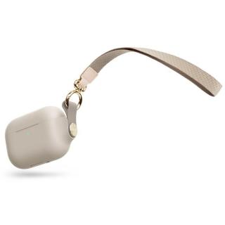 Moshi Pebbo Etui do słuchawek AirPods Pro z odpinanym paskiem na rękę (Savanna Beige)