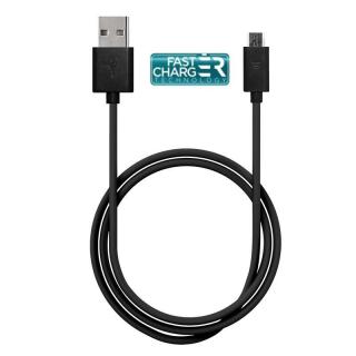 PURO Kabel połączeniowy micro USB na USB 1A 1 m (czarny)