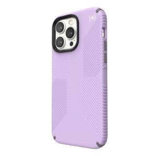 Speck Presidio2 Grip - Etui iPhone 14 Pro Max z powłoką MICROBAN (Spring Purple / Cloudygrey / White)