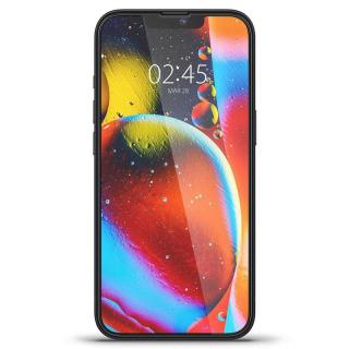 Spigen Glass FC - Szkło hartowane iPhone 14 Plus / iPhone 13 Pro Max (Czarna ramka)