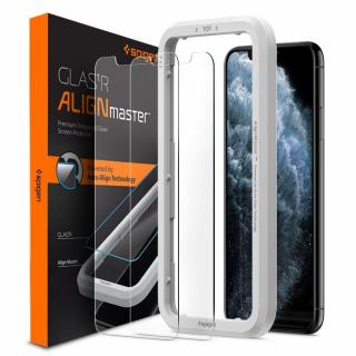 SZKŁO HARTOWANE SPIGEN ALM GLAS.TR SLIM 2-PACK NA EKRAN IPHONE 11